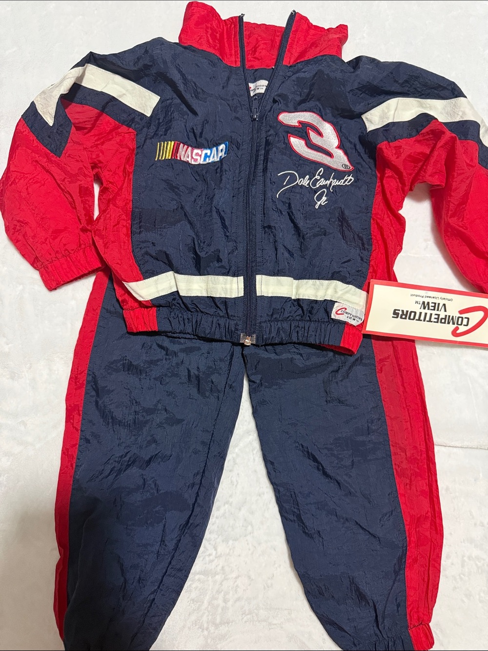 VTG Jacket & Pants in Navy and Red with NASCAR / Dale Earnhardt
